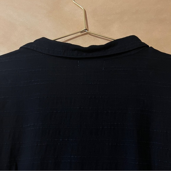 LSPACE | Daydream Tunic Swim Cover-Up Wrap Dress Mini Black Size L - Picture 9 of 13